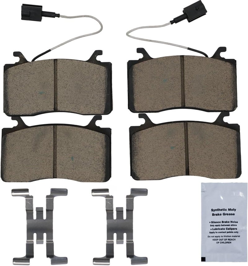 HUSCH D2052 Front Ceramic Brake Pads Kit Fit For Alfa Romeo Giulia 2017-2019 - Image 2